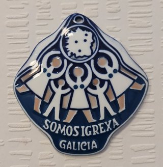 Colección 4 medallones Sargadelos Romaxe Crentes
