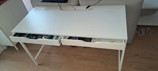 Mesa escritorio blanca