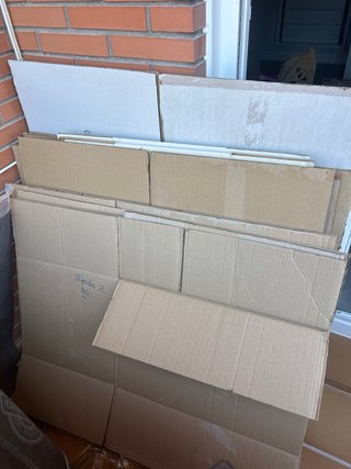 Cajas de mudanza  (22) de varios tamaños