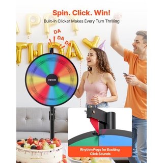610 mm Spinning Prize Wheel, 12 Slots Spinning Whe