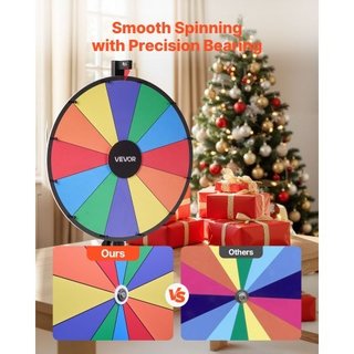610 mm Spinning Prize Wheel, 12 Slots Spinning Whe
