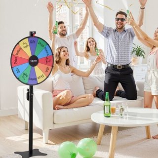610 mm Spinning Prize Wheel, 12 Slots Spinning Whe