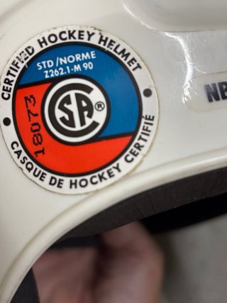 Casco Hockey Bauer Blanco (Niño 12años)