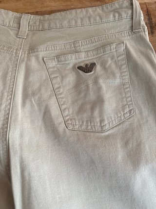 Pantalones Armani Jeans Mujer Beige