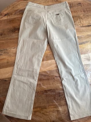 Pantalones Armani Jeans Mujer Beige