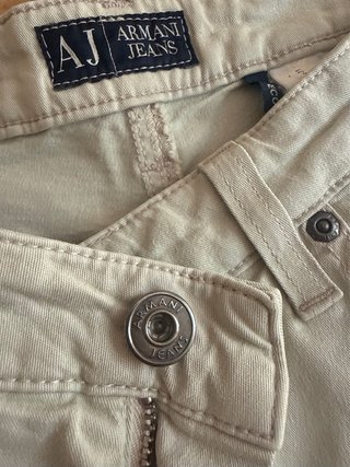 Pantalones Armani Jeans Mujer Beige