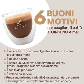 Almar Caffè Solubile Ginseng 2 buste 500g