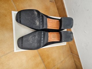 Zapatos Jota Efe Piel Salón Vintage Tamaño 37