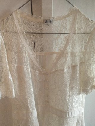 Vestito Liu Jo bianco pizzo