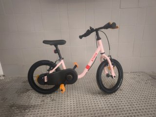 Bicicleta evolutiva infantil rosa