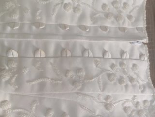 Vestido de Novia 2 piezas, corpiño de pedrería.
