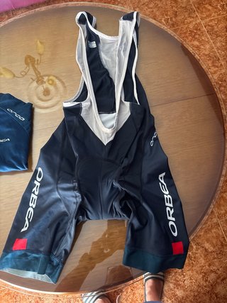 Maillot Ciclismo Orbea Orca Azul y culote.