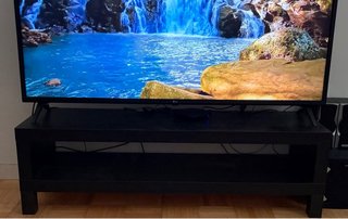 LACK Mueble TV negro IKEA 120x35x36 cm
