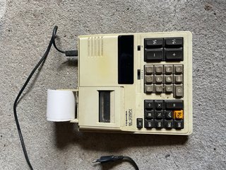 Calculadora Impresora Toshiba BC-1226PV Vintage