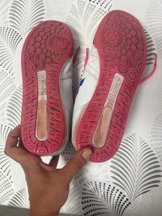 Zapatillas Fútbol Sala Munich Blancas y Rosas