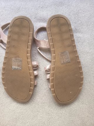 Sandali per bambina Taglia 35 dorati e rosa