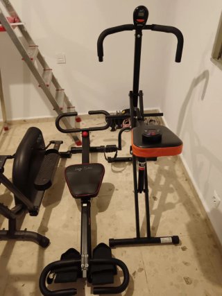 Bicicleta estática y elíptica