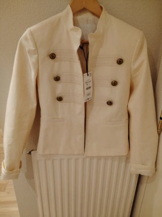Chaqueta Zara botones beige Talla XS