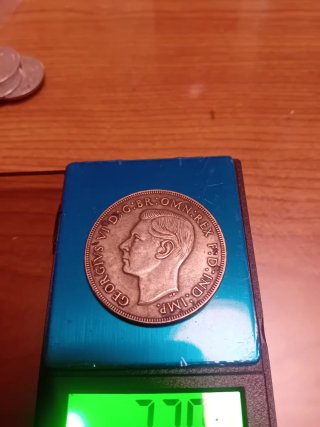 Moneda 1 Crown 1938 Jorge VI