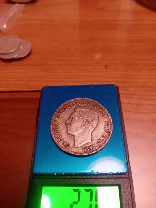 Moneda 1 Crown 1938 Jorge VI
