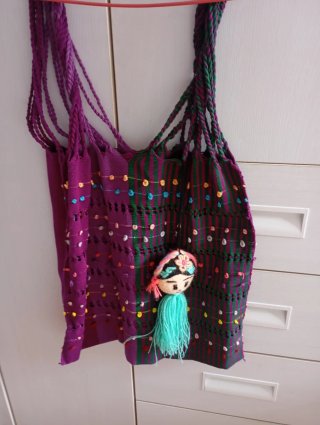 Bolso etnico Frida Khalo
