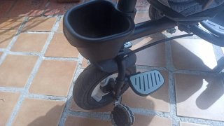Triciclo de paseo gris