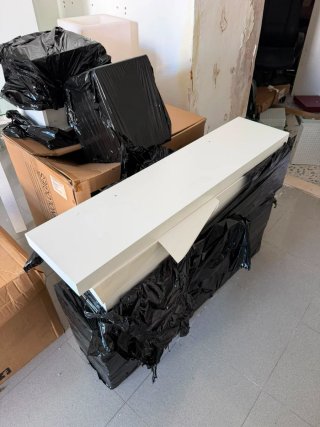 Baldas Ikea Blancas Madera Plástico
