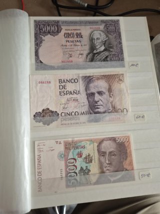 Álbum Billetes Antiguos España y Mundo