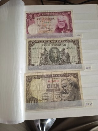 Álbum Billetes Antiguos España y Mundo