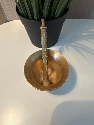 Mortero Antiguo Bronce con Mazo, Coleccionismo
