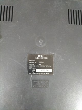SNK Neo Geo Consola de Videojuegos