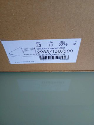 Alpargatas Massimo Dutti Verde Oliva