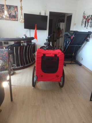 Remolque bicicleta mascota