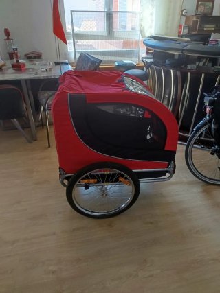Remolque bicicleta mascota