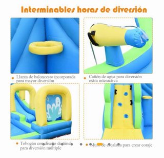 Castillo Hinchable Acuático Costway
