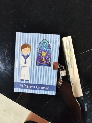 Libreta Mi Primera Comunión con Bolígrafo