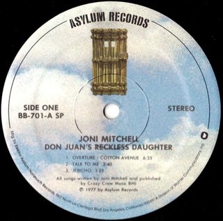 Joni Mitchell - Don Juan's Reckless Daughter 2LP