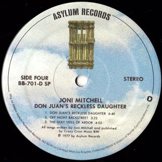 Joni Mitchell - Don Juan's Reckless Daughter 2LP