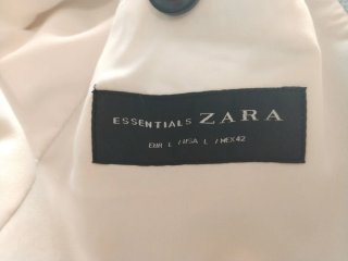Americana Zara Hombre Azul