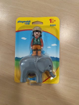 Playmobil 1.2.3. 9381 Elefante y Niño