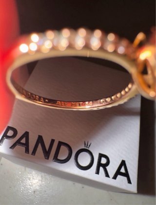 Anillo Pandora Corazón Oro Rosa 14k