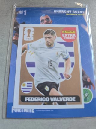 Sticker Panini Extra Federico Valverde bronce