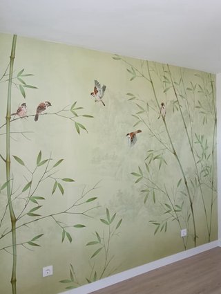 Papel pintado y pinturas