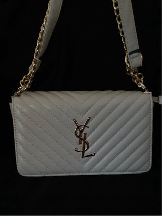 Bolso Saint Laurent Beige