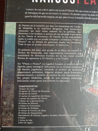 Juego de mesa Narcos Plata o Plomo