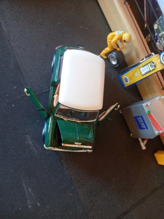 Mini Cooper 1/18 Burago Verde