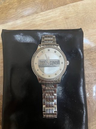 Reloj Just Cavalli Mujer Plata y Blanco