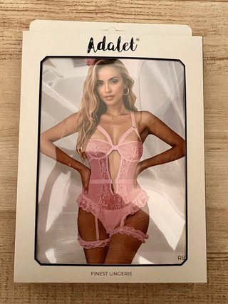 Conjunto Lenceria Rosa Talla s-m