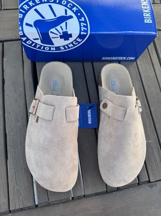 Birkenstock Boston Beige Talla 43 Con Caja