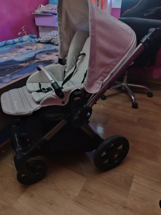 Carrito de bebé 3 piezas